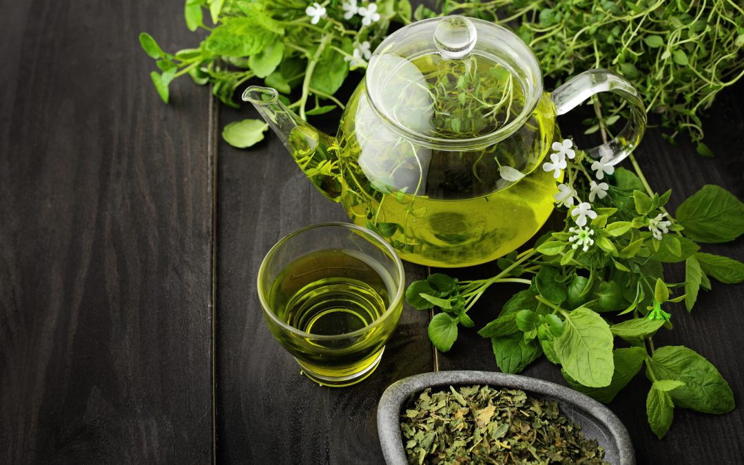 Green tea boosts oral health.